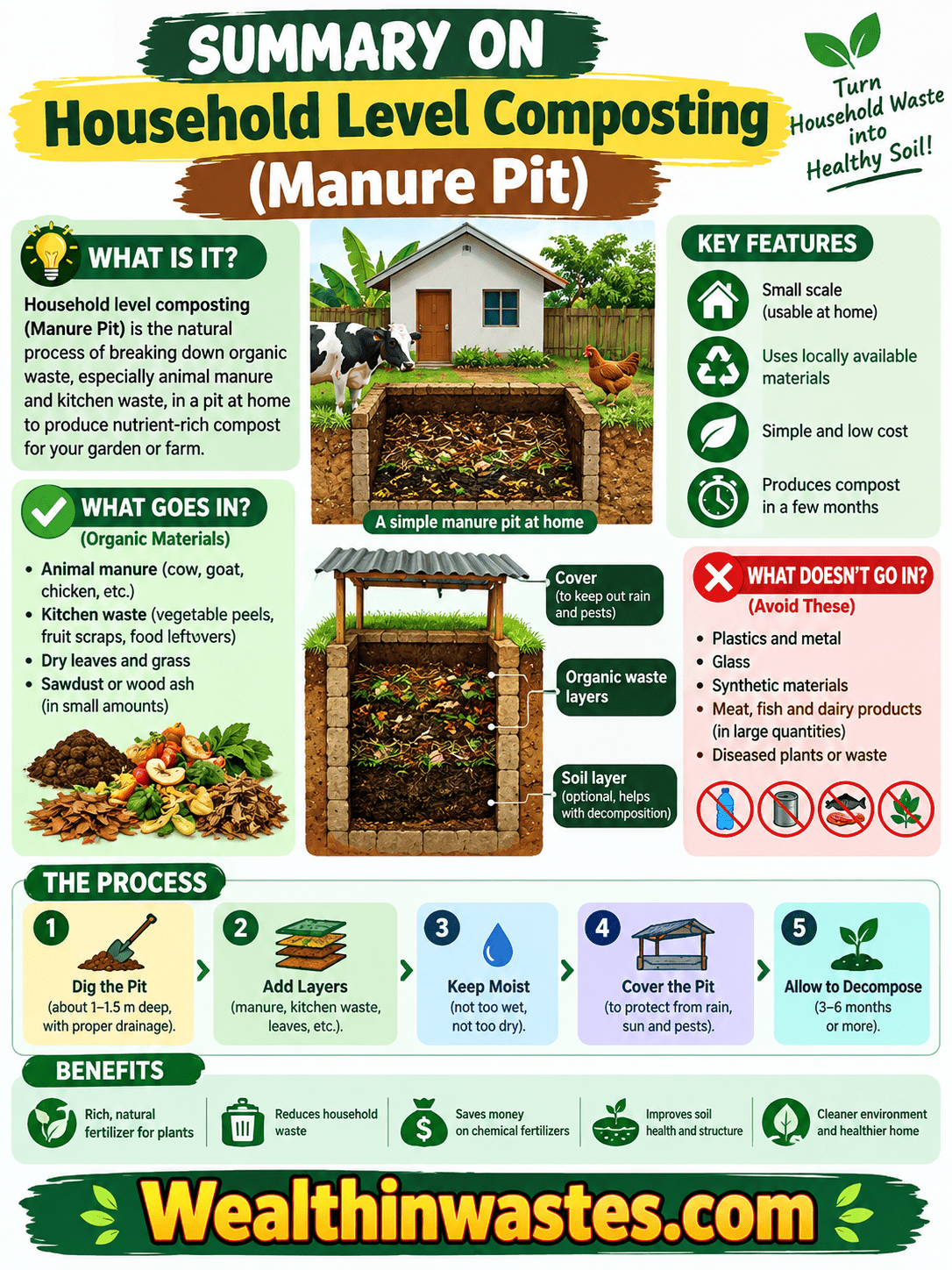 Household Level Composting (Manure Pit)