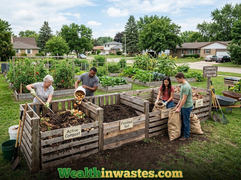 Community Level Composting Over-Ground Heap