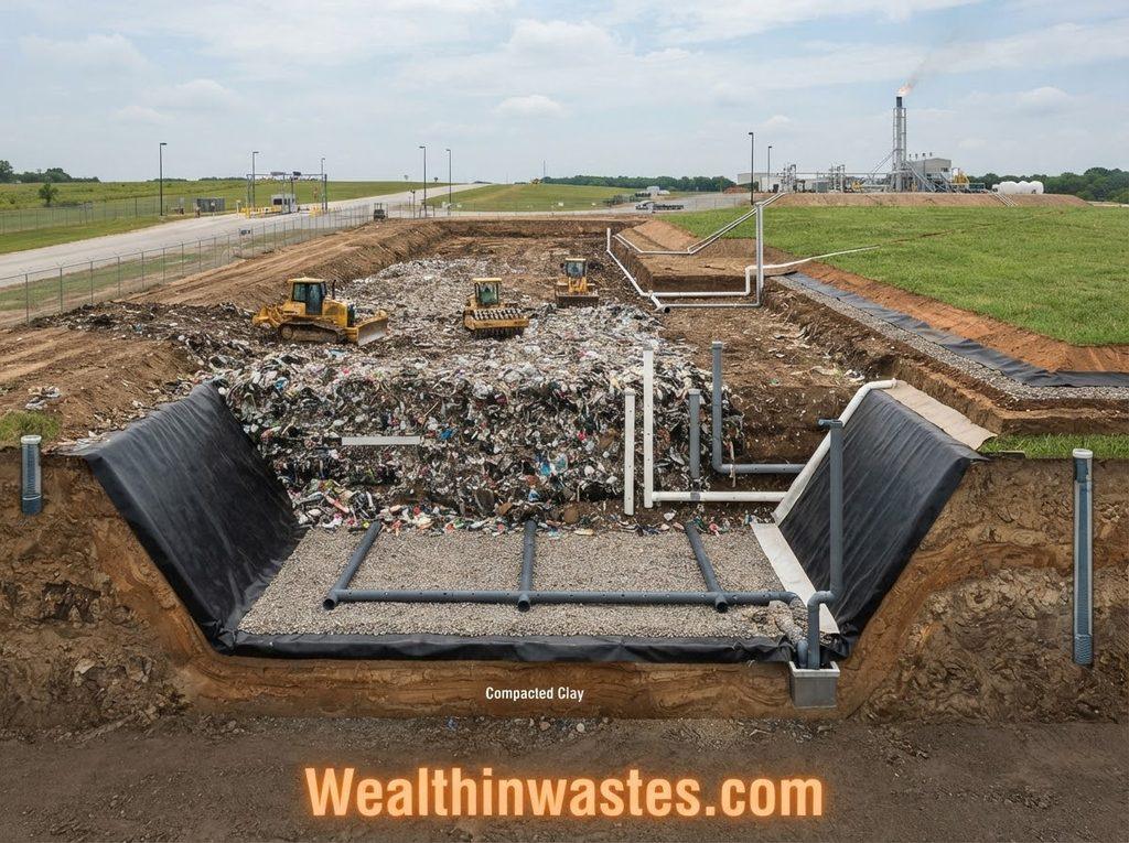 Components of a Landfill and Landfill Operation