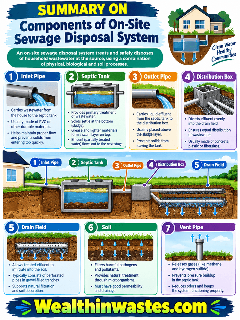 Components of On-Site Sewage Disposal System