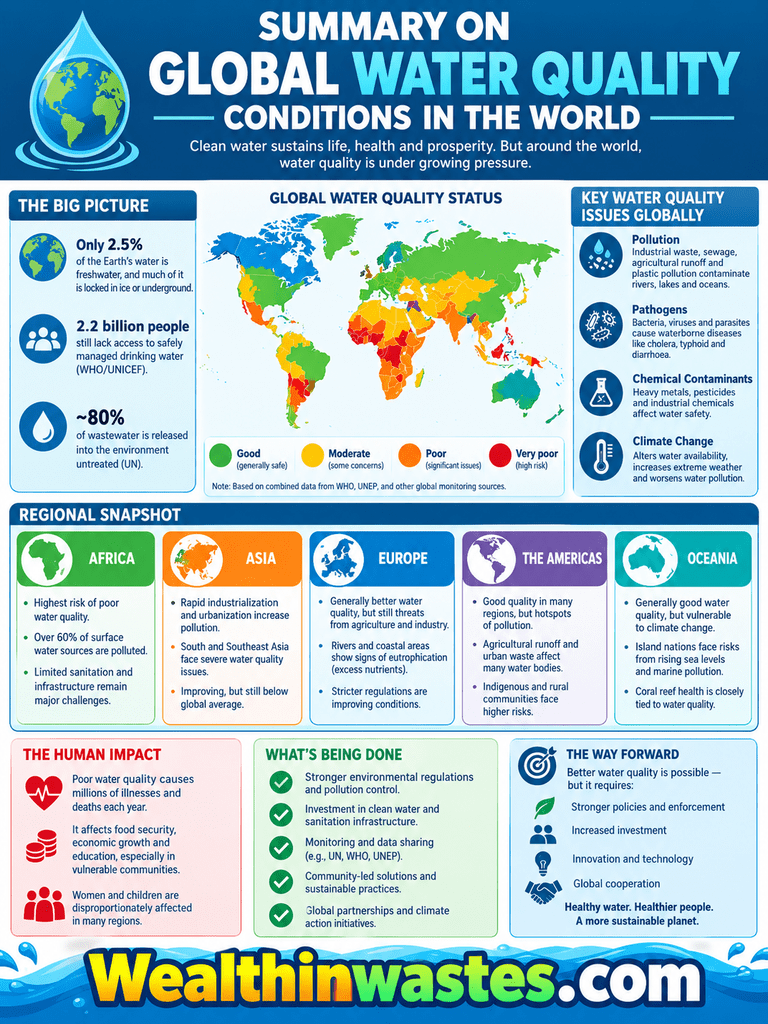 Global Water Quality Conditions in the World