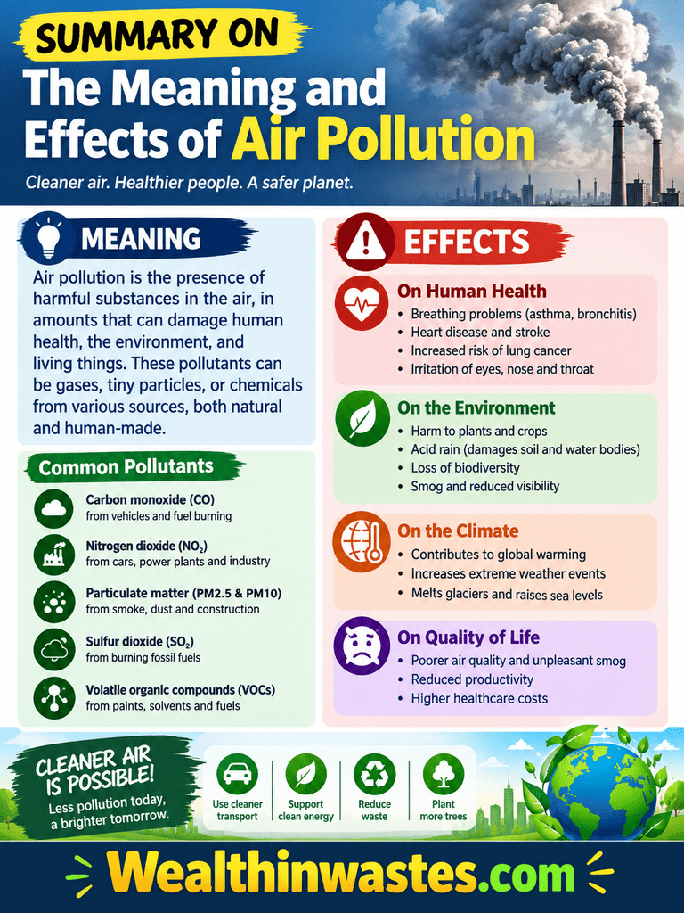The Meaning and Effects of Air Pollution