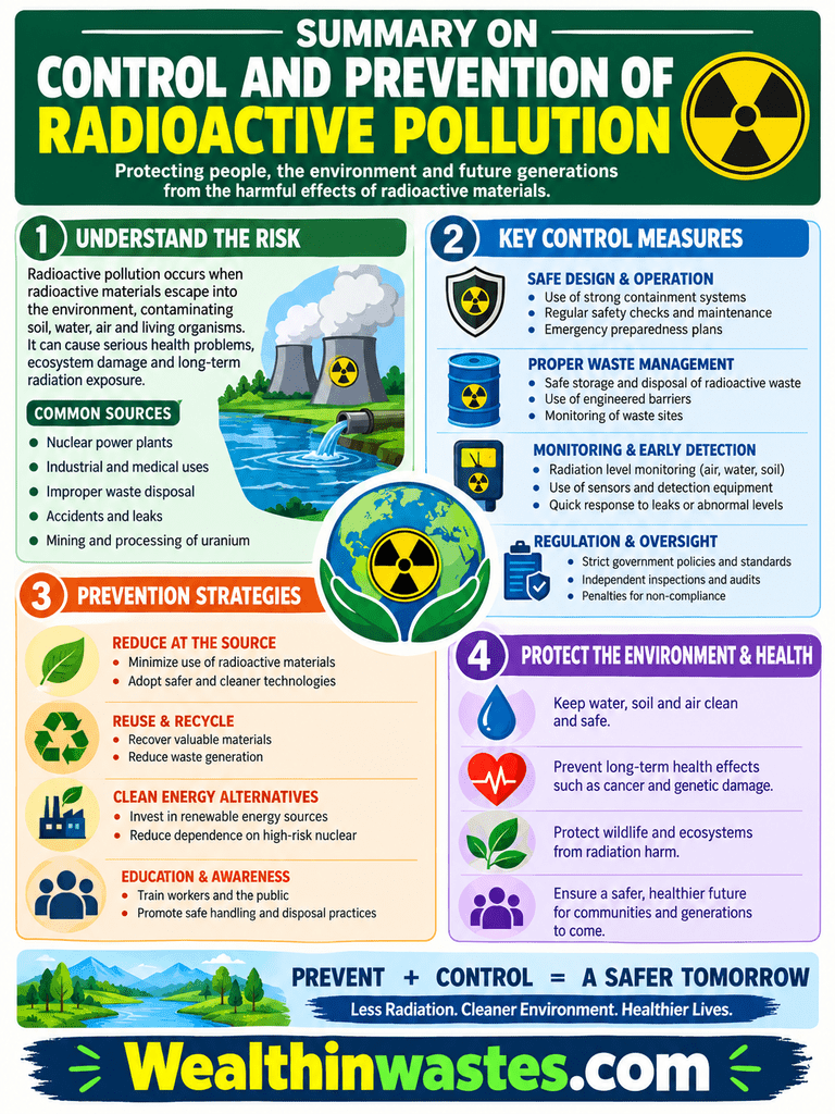 Control and Prevention of Radioactive Pollution