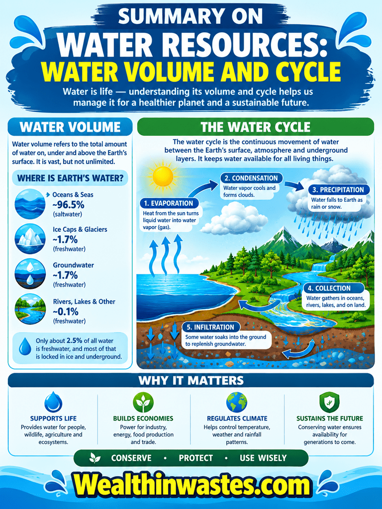 Water Resources: Water Volume and Cycle
