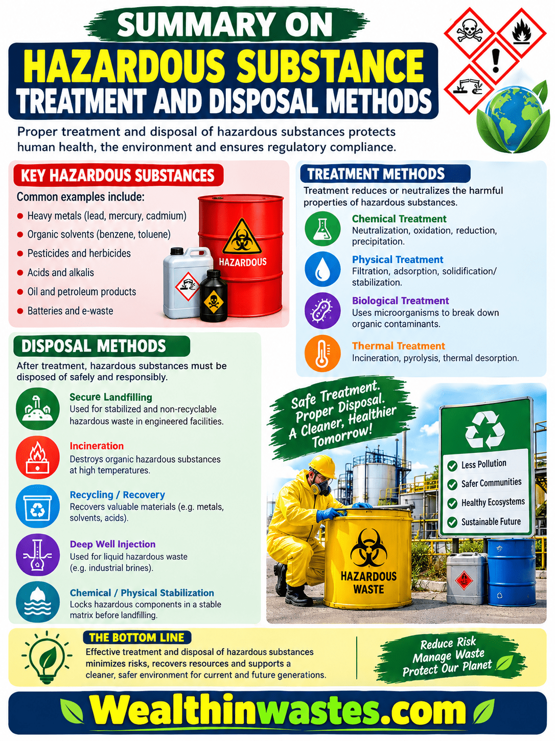 Hazardous Substance Treatment and Disposal Methods