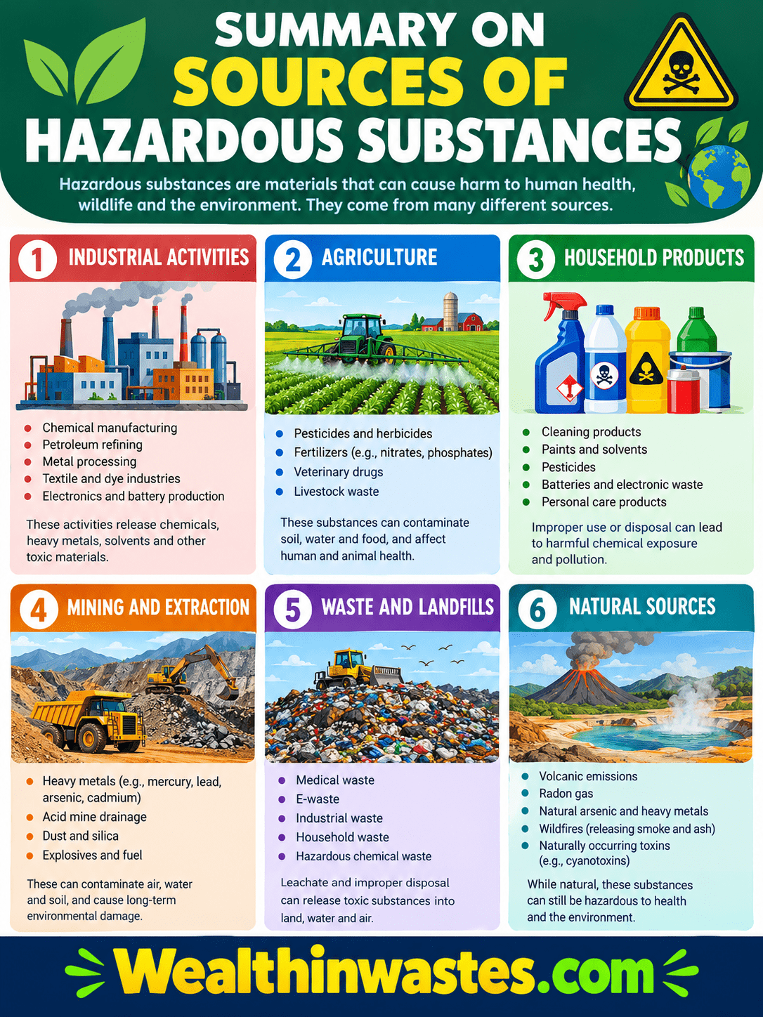 Sources of Hazardous Substances