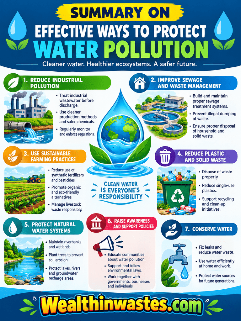 Effective Ways to Protect Water Pollution