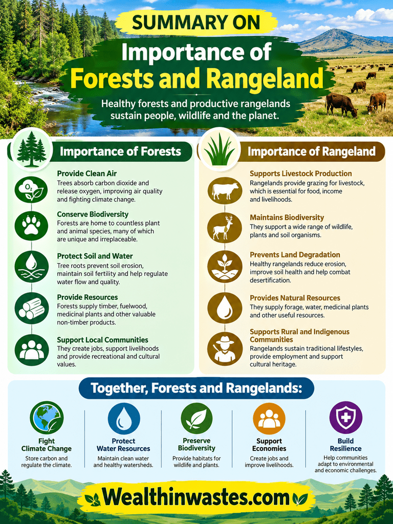 Importance of Forests and Rangeland