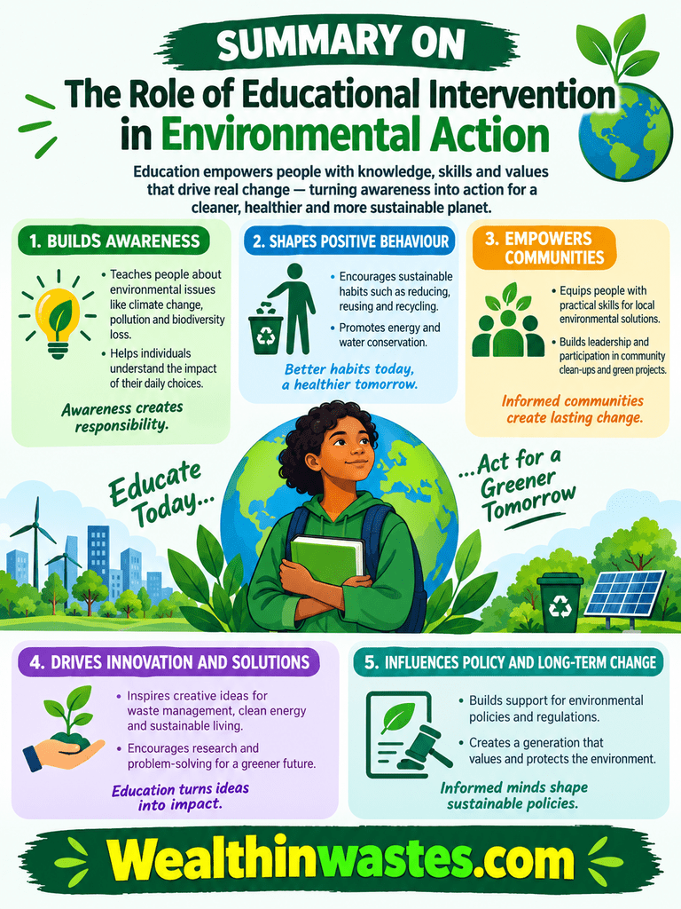 The Role of Educational Intervention in Environmental Action