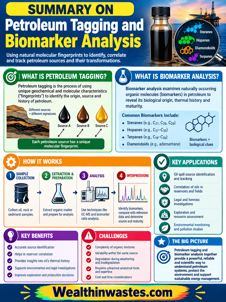 Petroleum Tagging and Biomarker Analysis