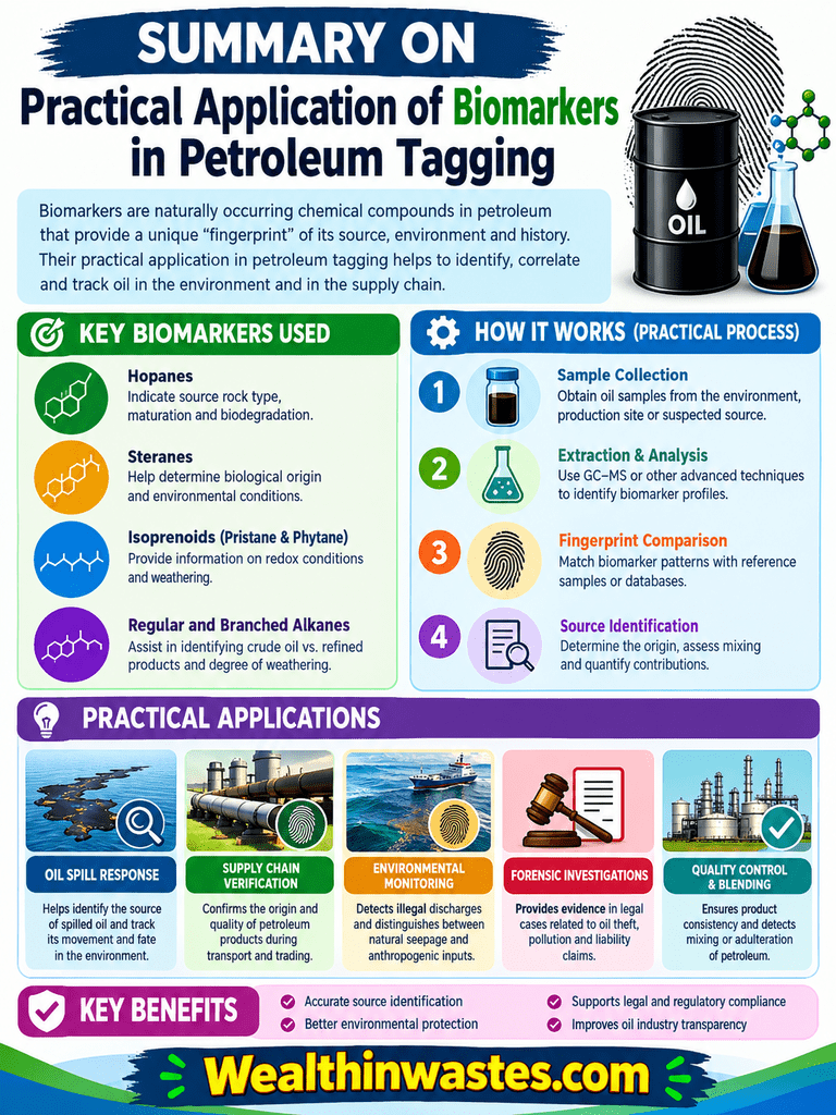 Practical Application of Biomarkers in Petroleum Tagging