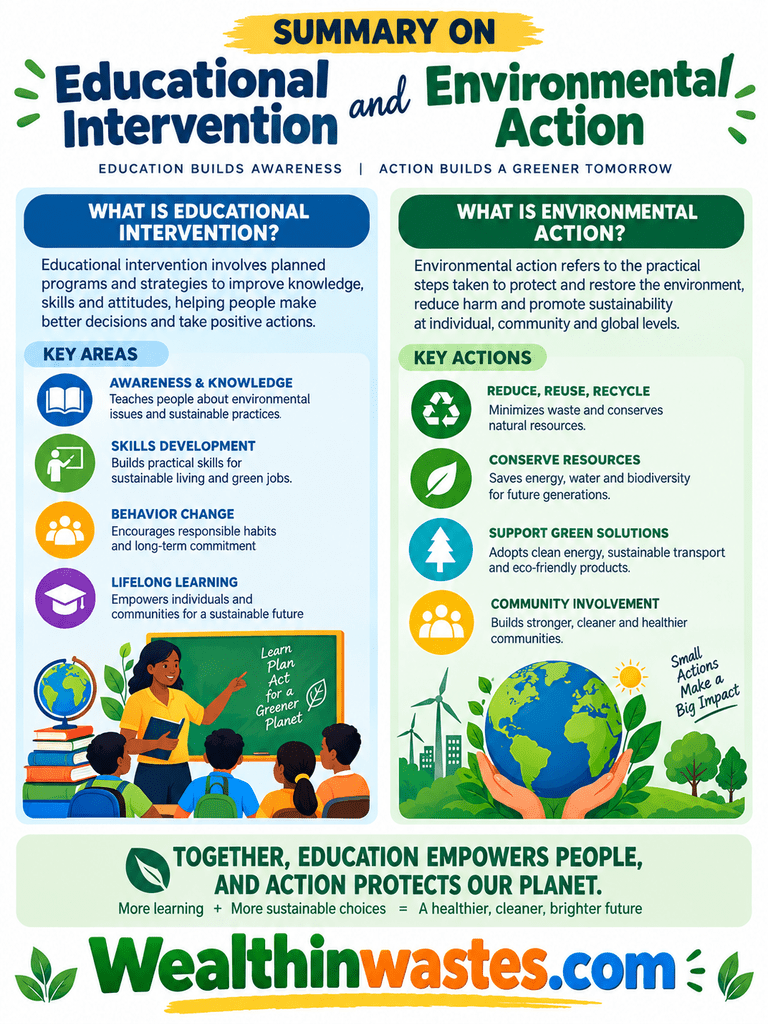 Educational Intervention and Environmental Action