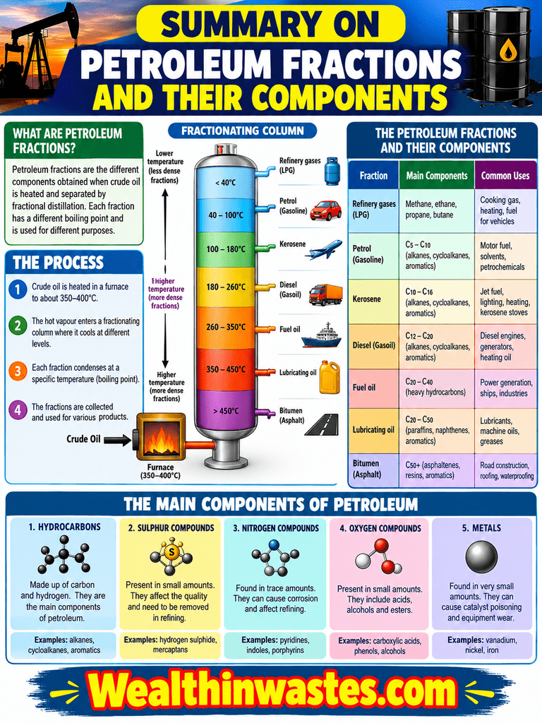 Petroleum Fractions and their Components