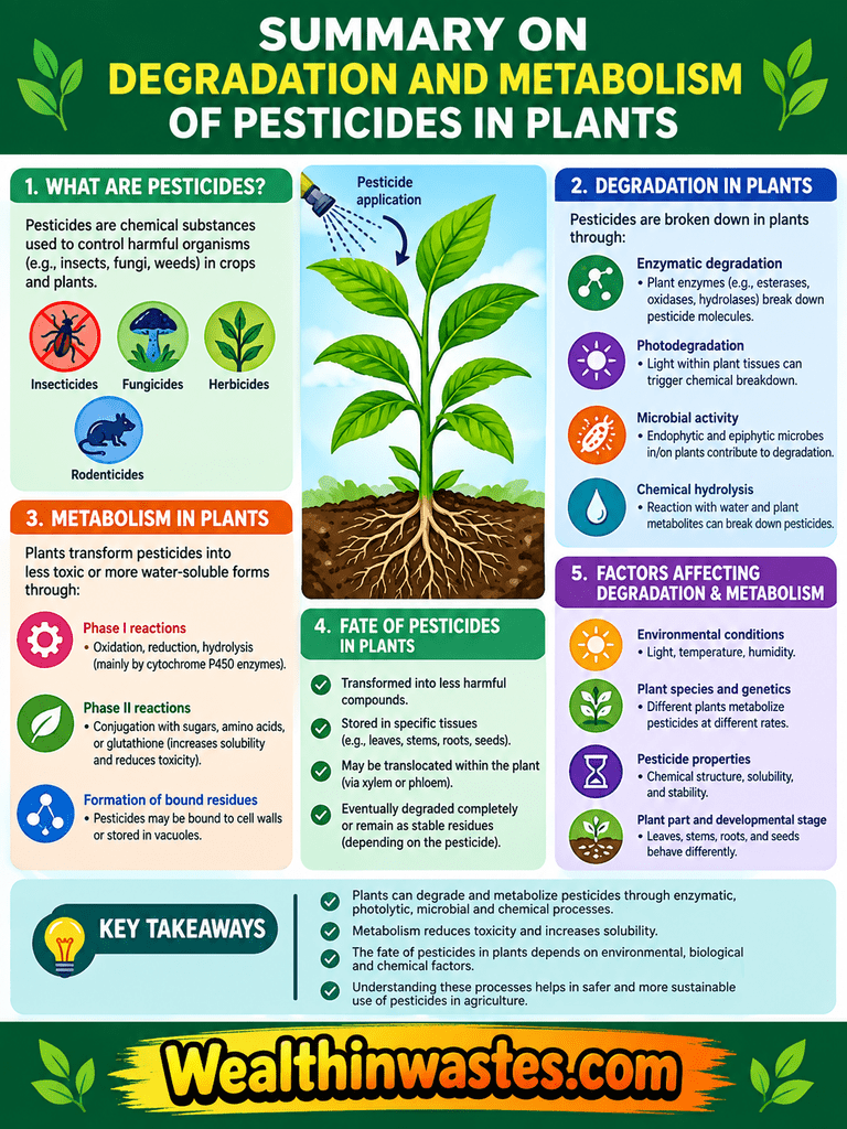 Degradation and Metabolism of Pesticides in Plants