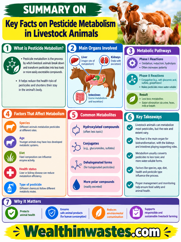 Key Facts on Pesticide Metabolism in Livestock Animals
