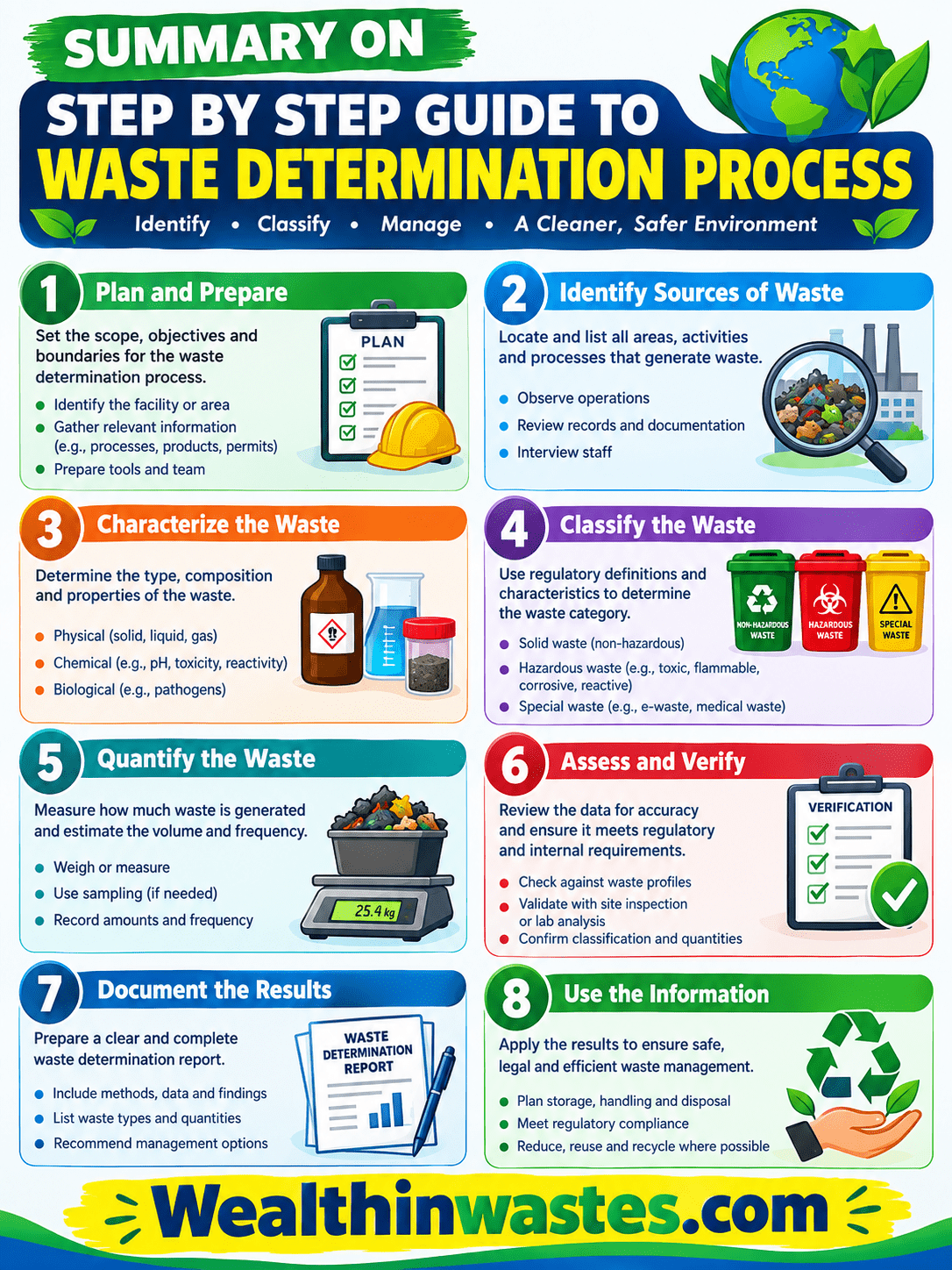 Guide étape par étape de Déchets, le Processus de Détermination