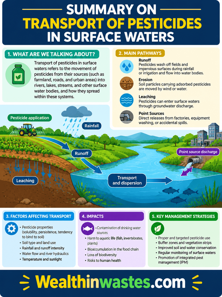 Transport of Pesticides in Surface Waters