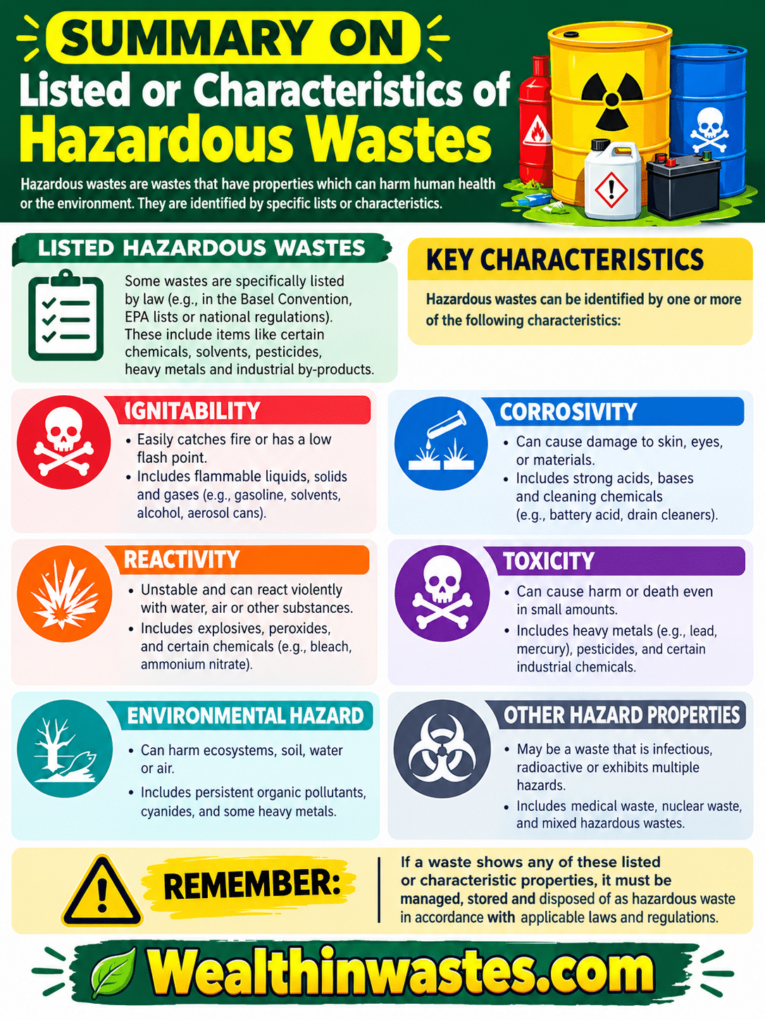 Listed or Characteristics of Hazardous Wastes