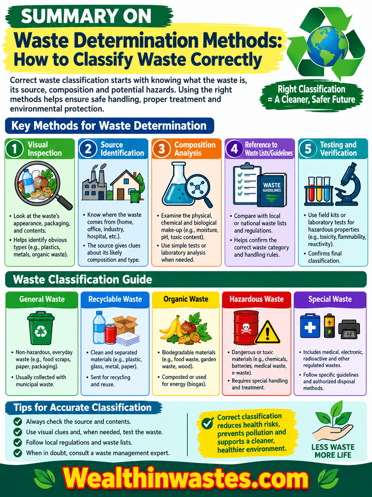 Waste Determination Methods: How to Classify Waste Correctly