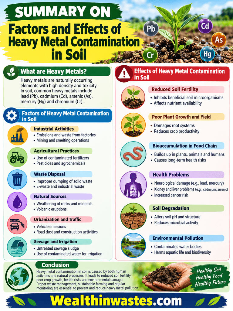 Les facteurs et les Effets de la Contamination par les Métaux Lourds dans le Sol