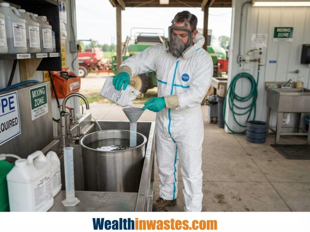 Guidelines for Safely Mixing and Loading Pesticides