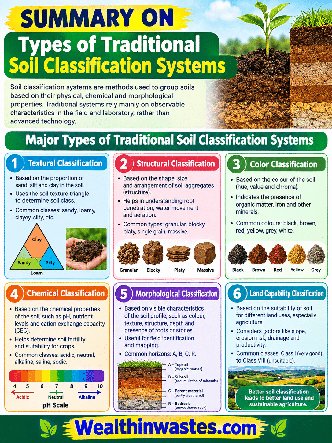 Types of Traditional Soil Classification Systems