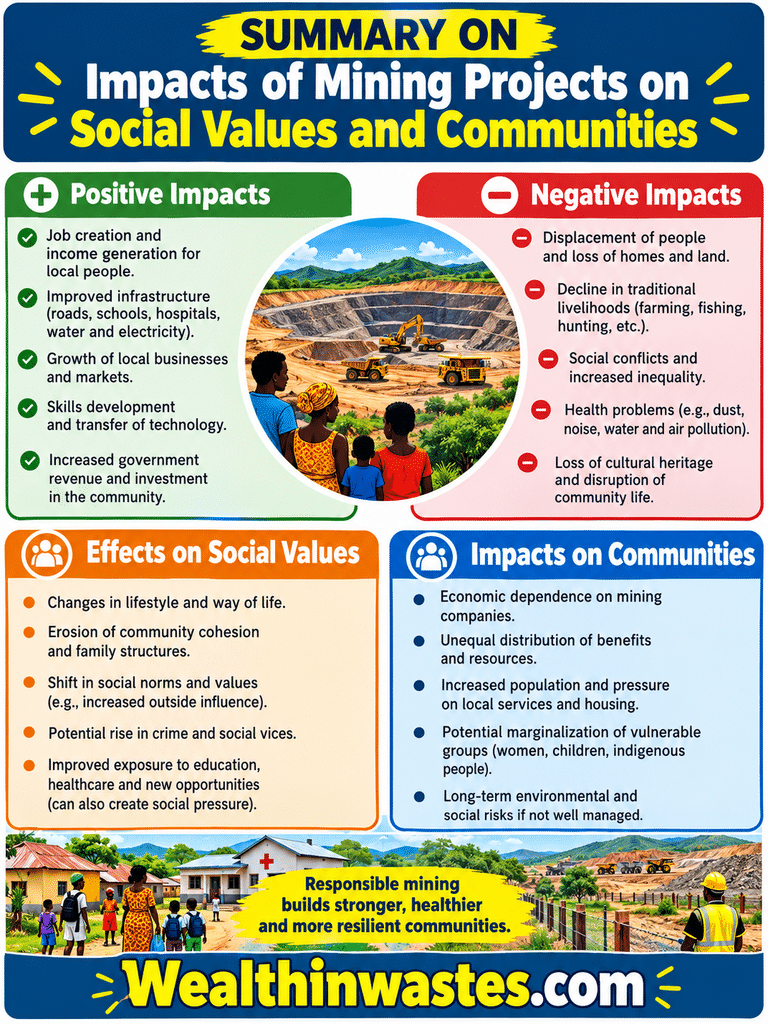 Impacts of Mining Projects on Social Values and Communities
