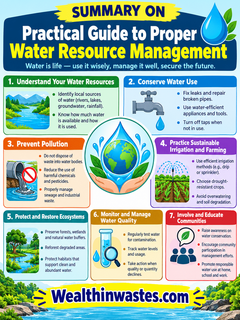 Practical Guide to Proper Water Resource Management