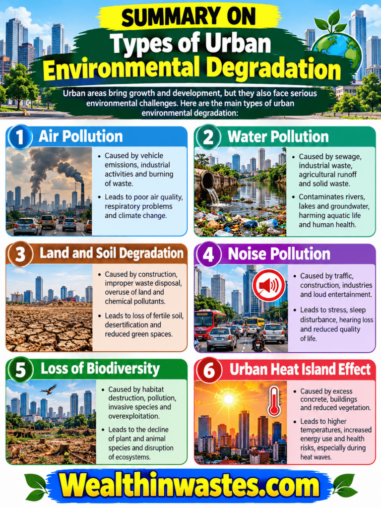 Les Types de Dégradation de l'Environnement Urbain