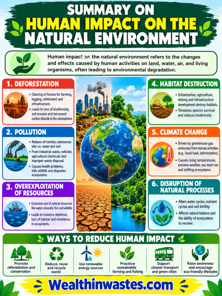 L'Impact de l'homme sur le Milieu Naturel