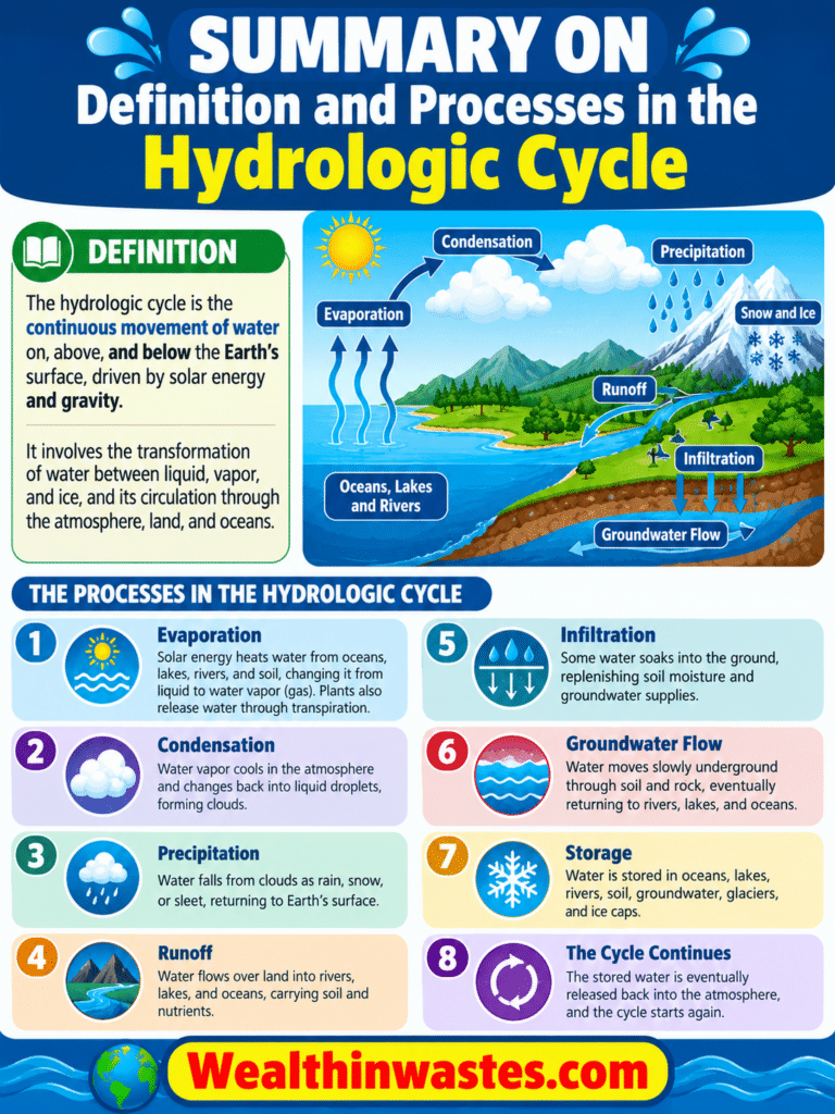Définition et Processus dans le Cycle Hydrologique
