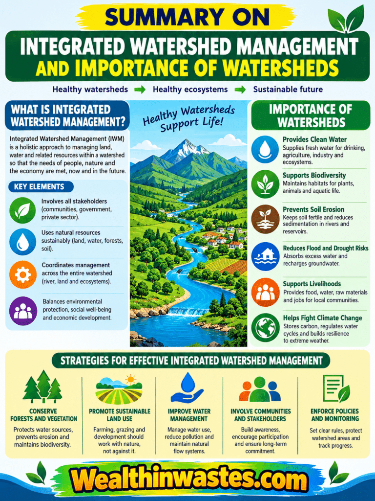 Gestion intégrée des bassins versants et de l'Importance des Bassins versants