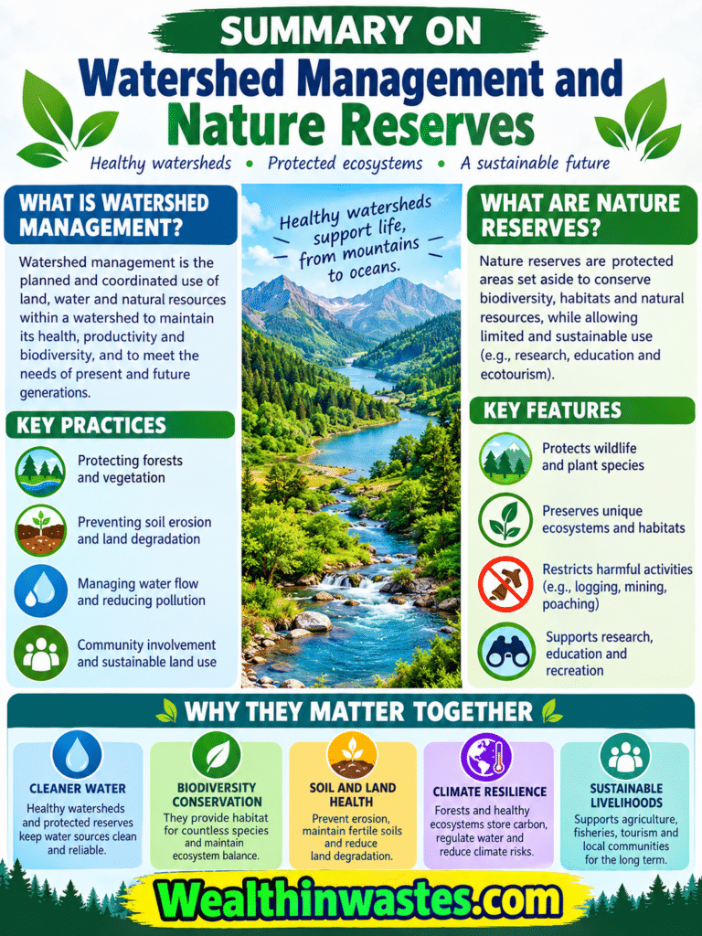 Watershed Management and Nature Reserves