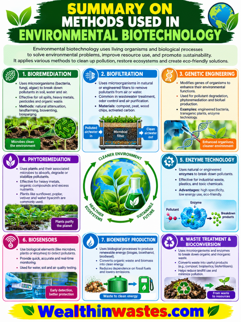 Les méthodes Utilisées en Biotechnologie Environnementale
