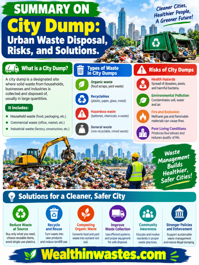 La ville de Vidage: Urbain d'Élimination des Déchets, les Risques et les Solutions