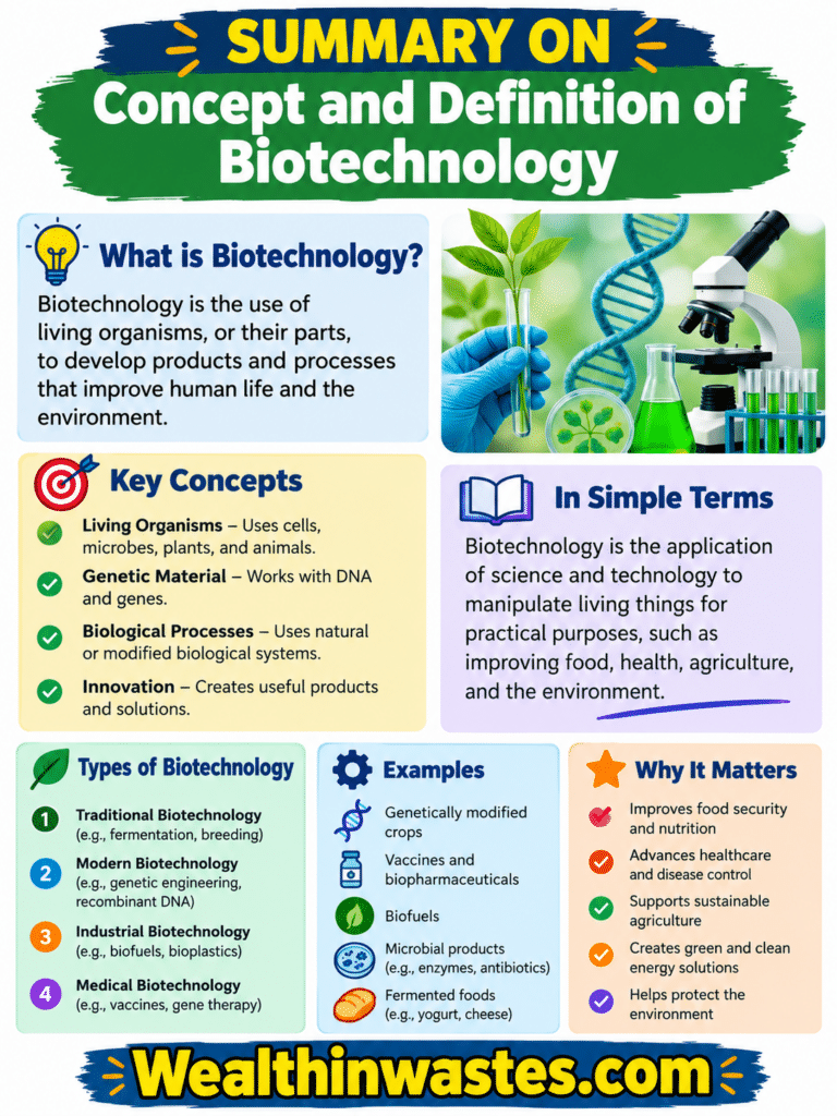 Concept et Définition de la Biotechnologie