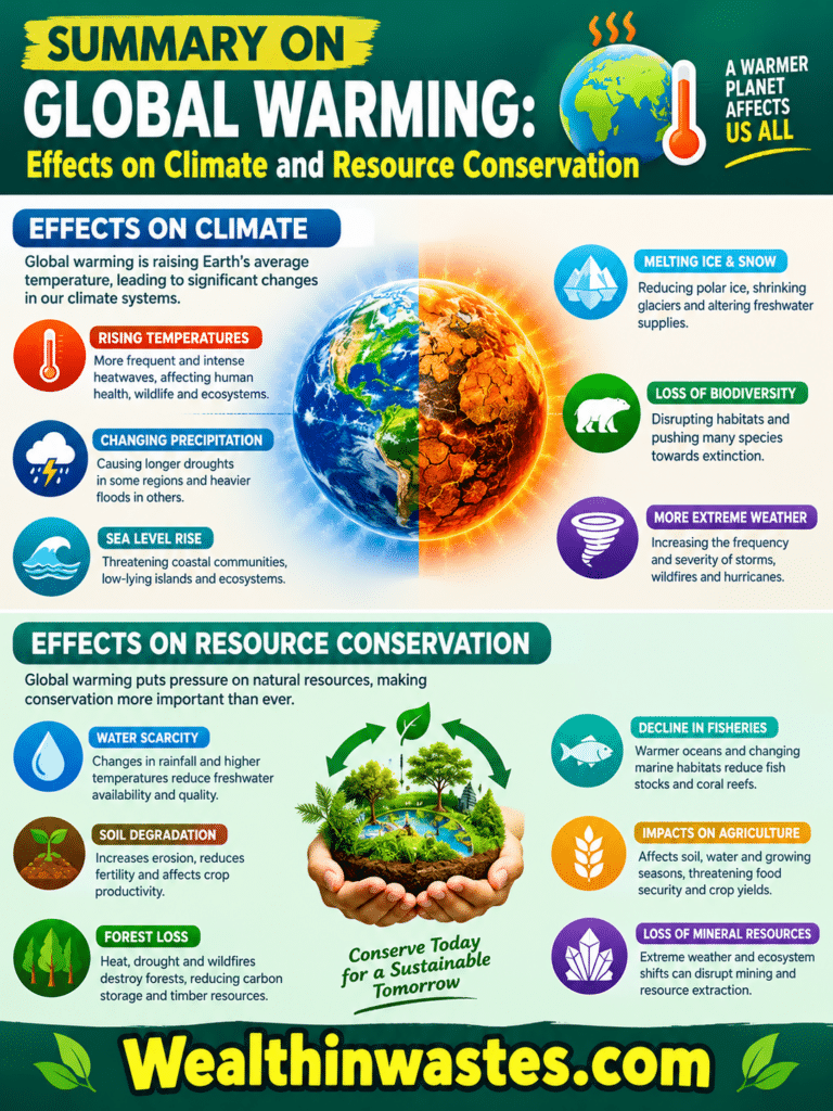 Réchauffement climatique: les Effets sur le Climat et la Conservation des Ressources