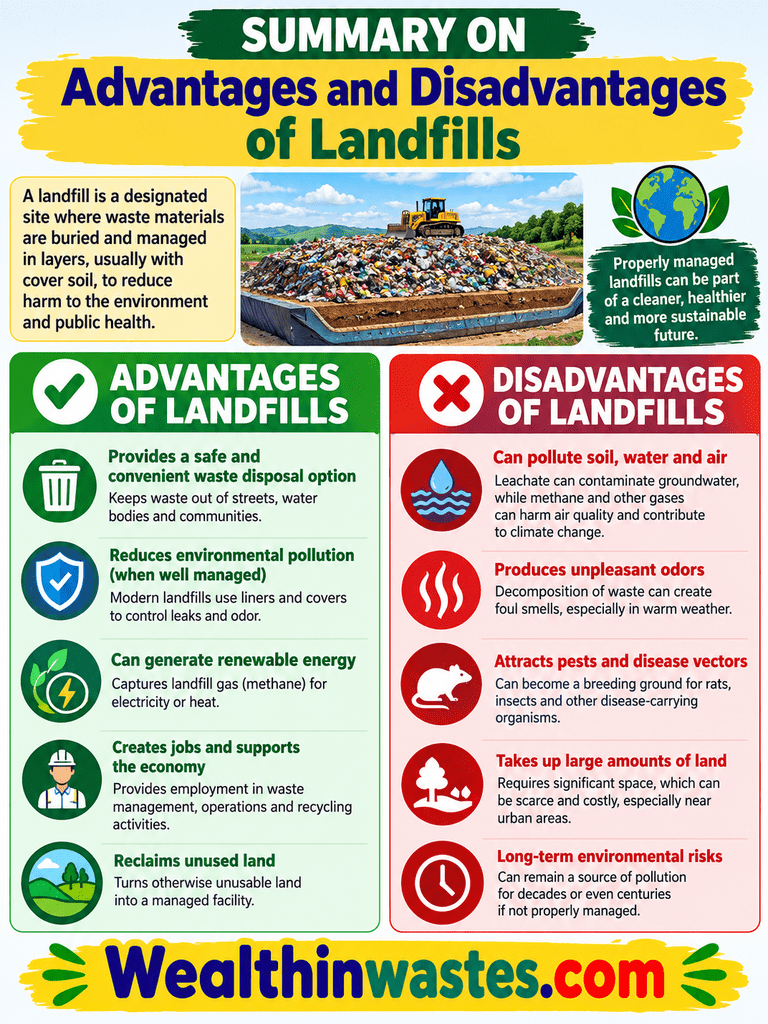 Advantages and Disadvantages of Landfills