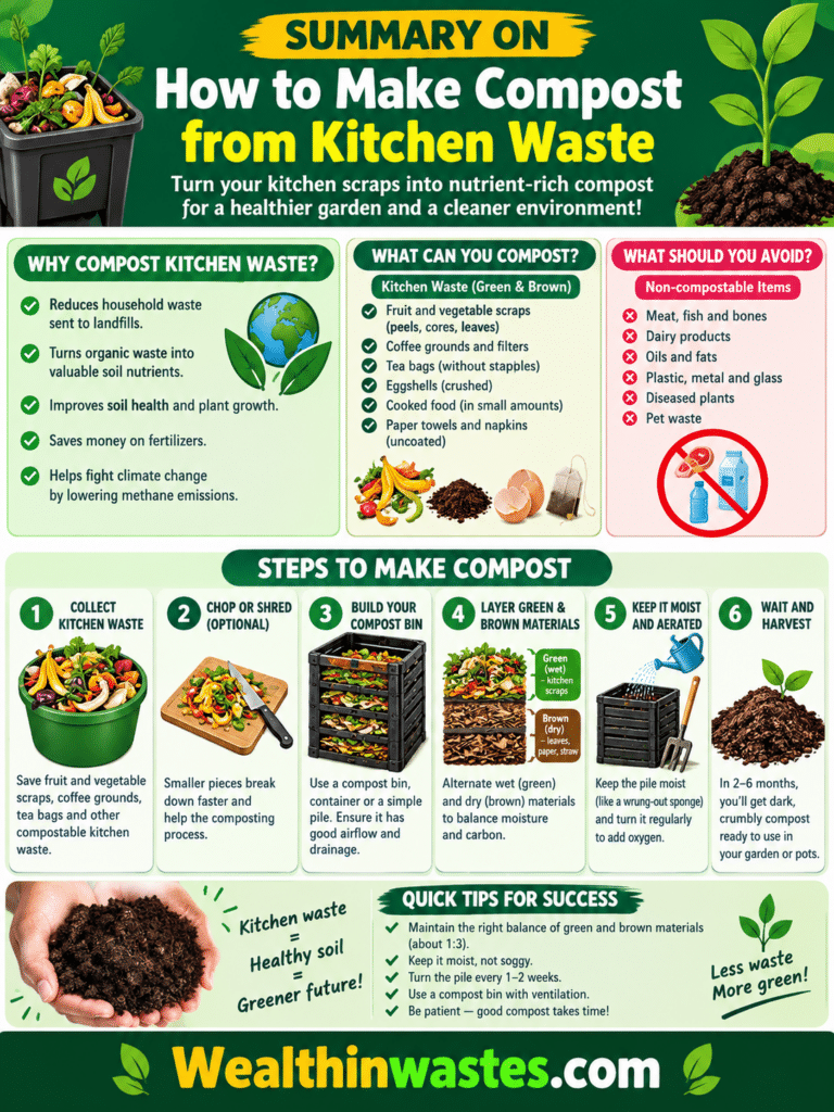 Comment Faire du Compost à partir des Déchets de Cuisine